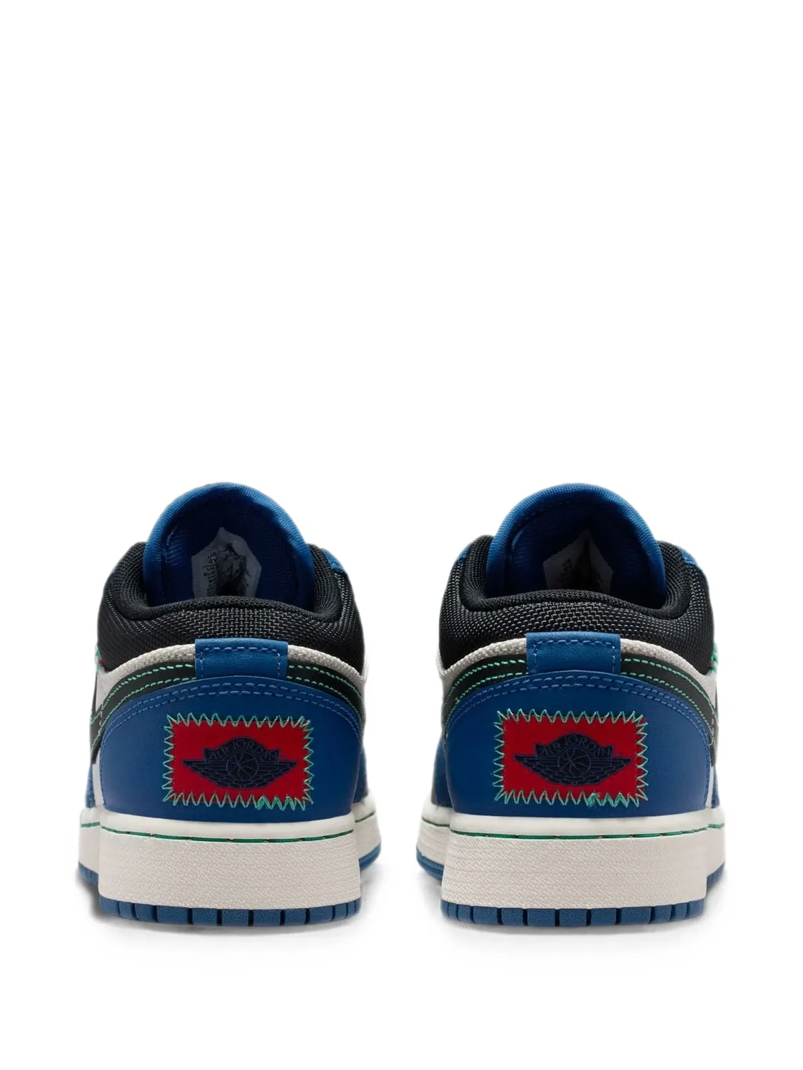 Низкие кроссовки Air Jordan 1 Low синие, синий — фото 2