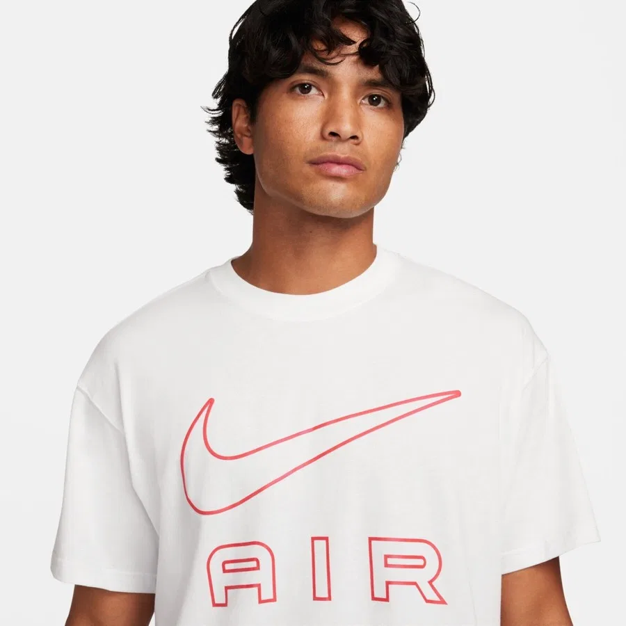 Футболка спортивная с принтом Nike Air Max 90, Nike, L, Белый — фото 2