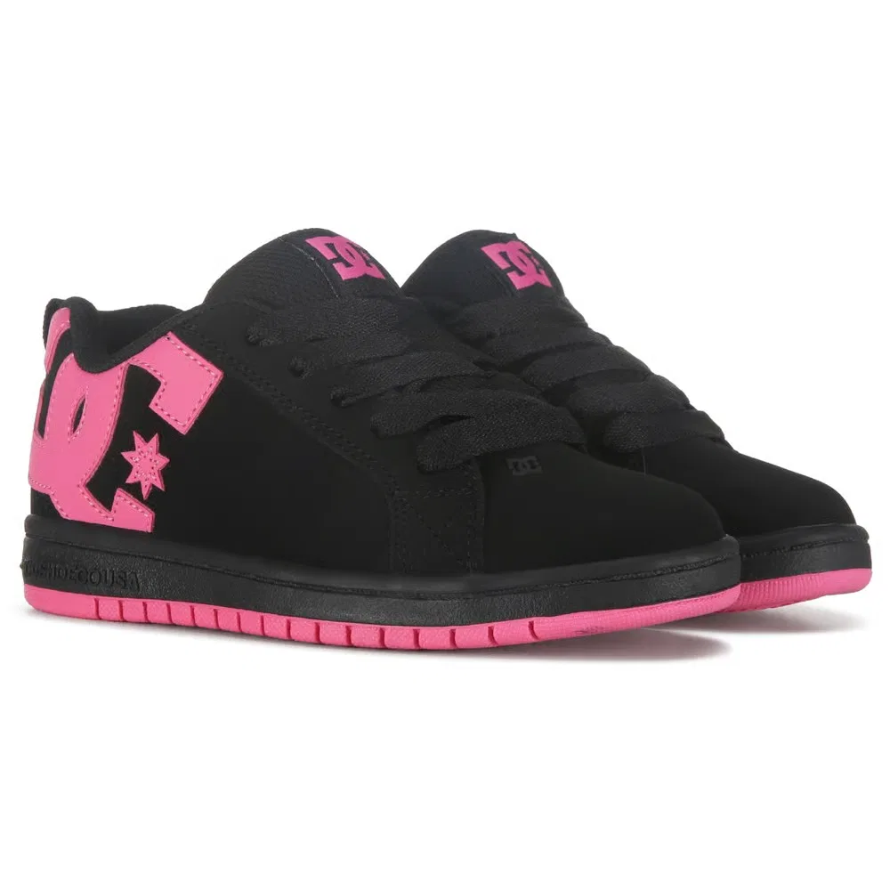 Детские кроссовки Court Graffik Dc Shoes, Black/Pink