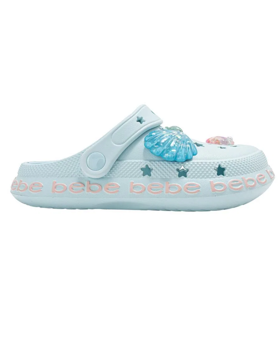 Сабо из ЭВА с морскими чармами Bebe, Light Pastel Blue — фото 2
