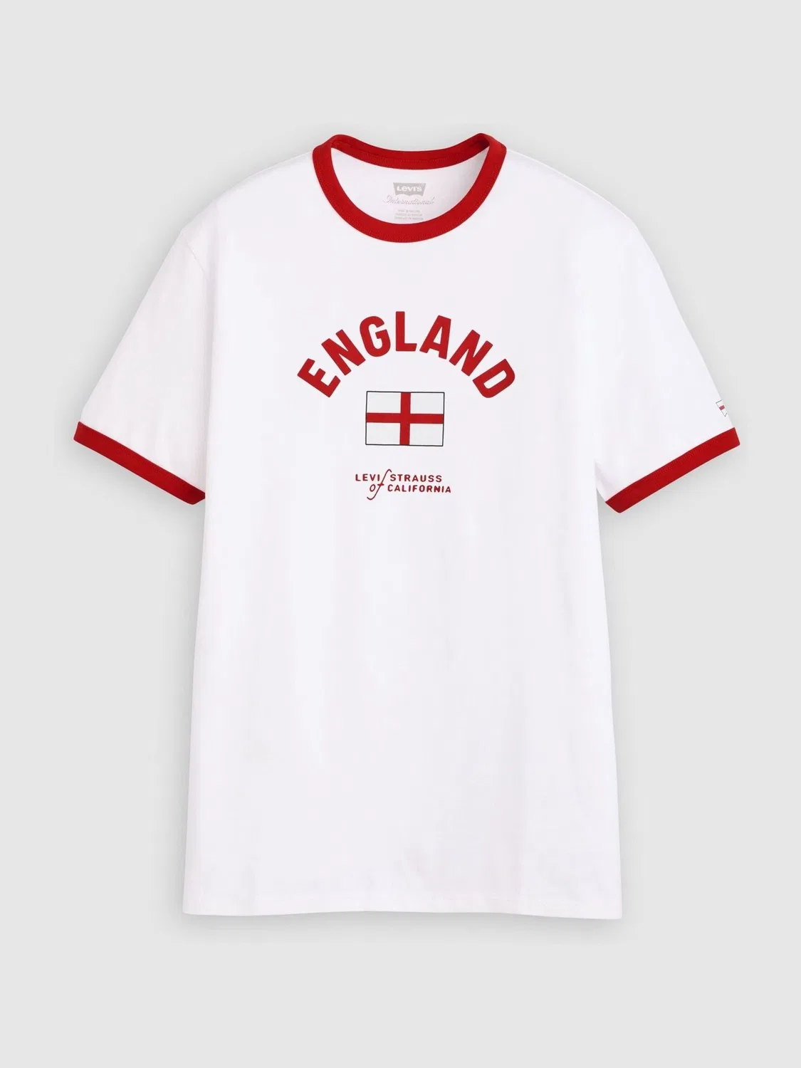 Футболка с принтом, классический крой Levi's England World Cup Levi's, England — фото 4