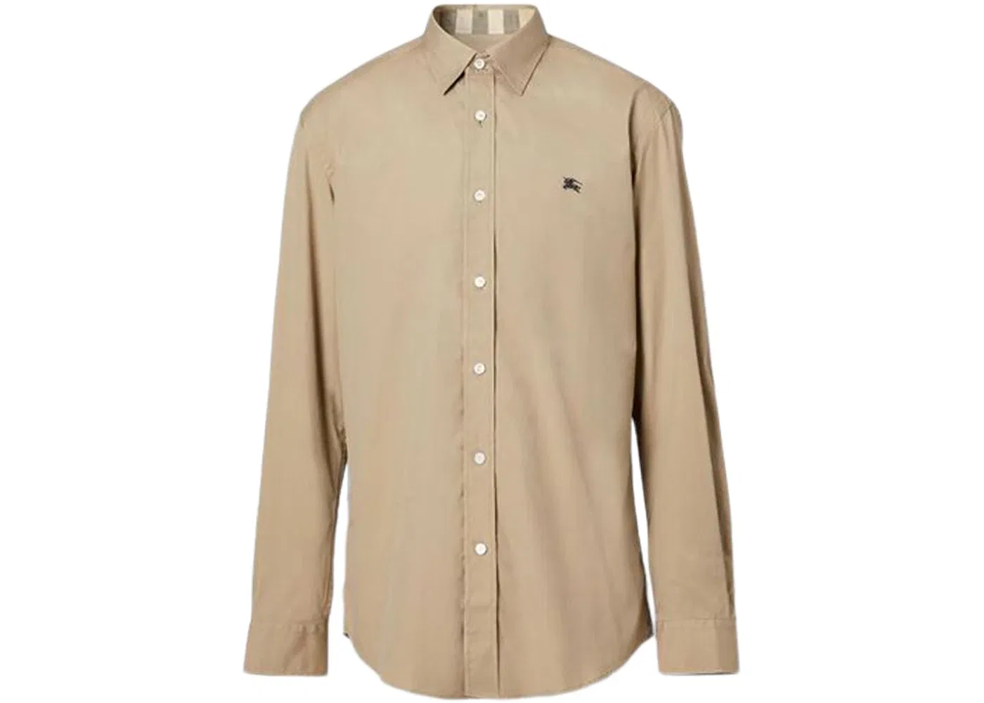 Мужская рубашка из хлопкового поплина EKD Burberry, Beige