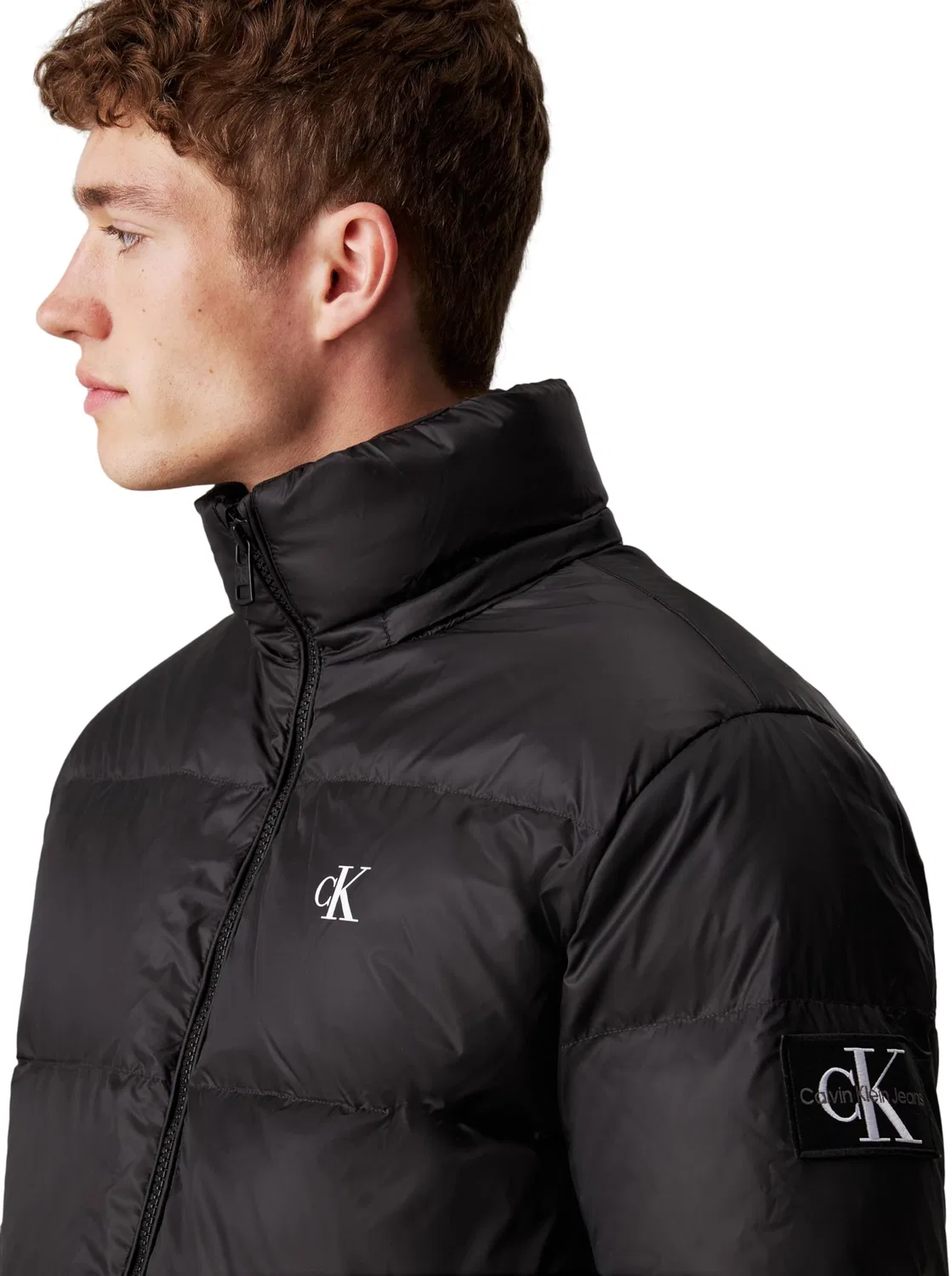 Мужская стеганая куртка Essentials Down Jacket Calvin Klein, Black — фото 3