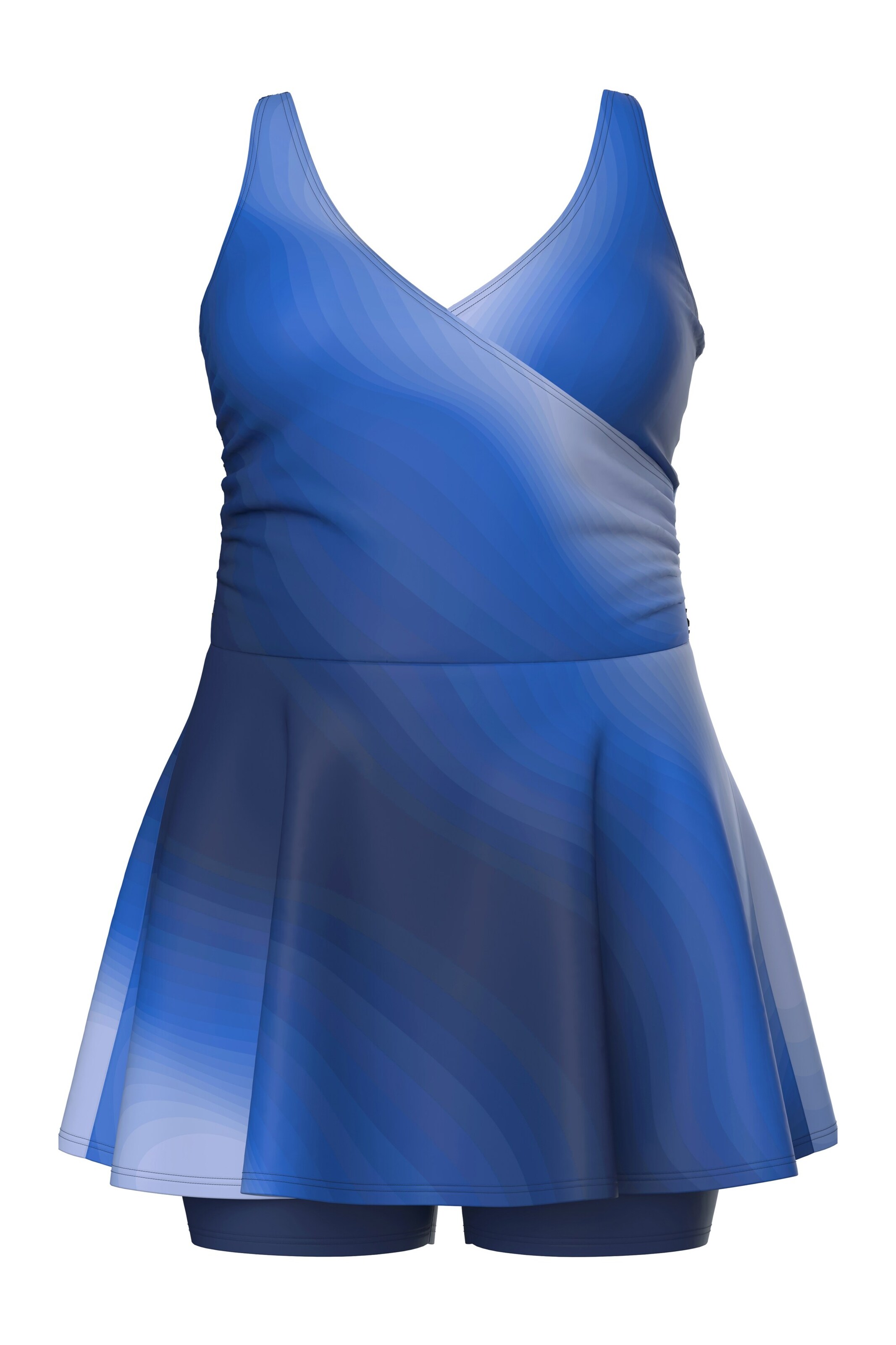 

Ulla Popken Футболка-купальник в синем, темно-синем цвете