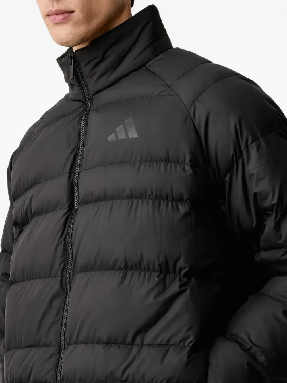 Утепленная куртка Essentials, которую можно упаковать Adidas, черный — фото 4