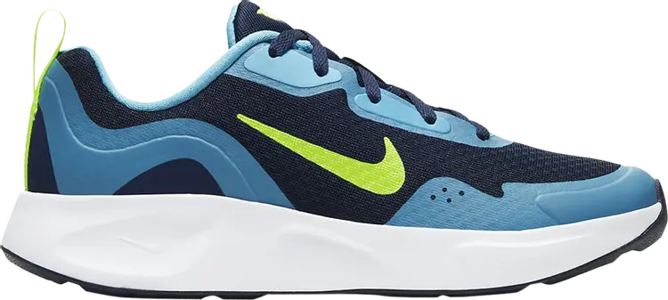 

Кроссовки Nike Wearallday GS 'Midnight Navy Volt', синий