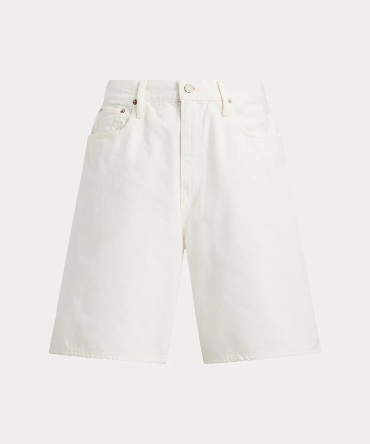 Мужские джинсовые шорты свободного кроя Rivington Relaxed POLO RALPH LAUREN, White — фото 2