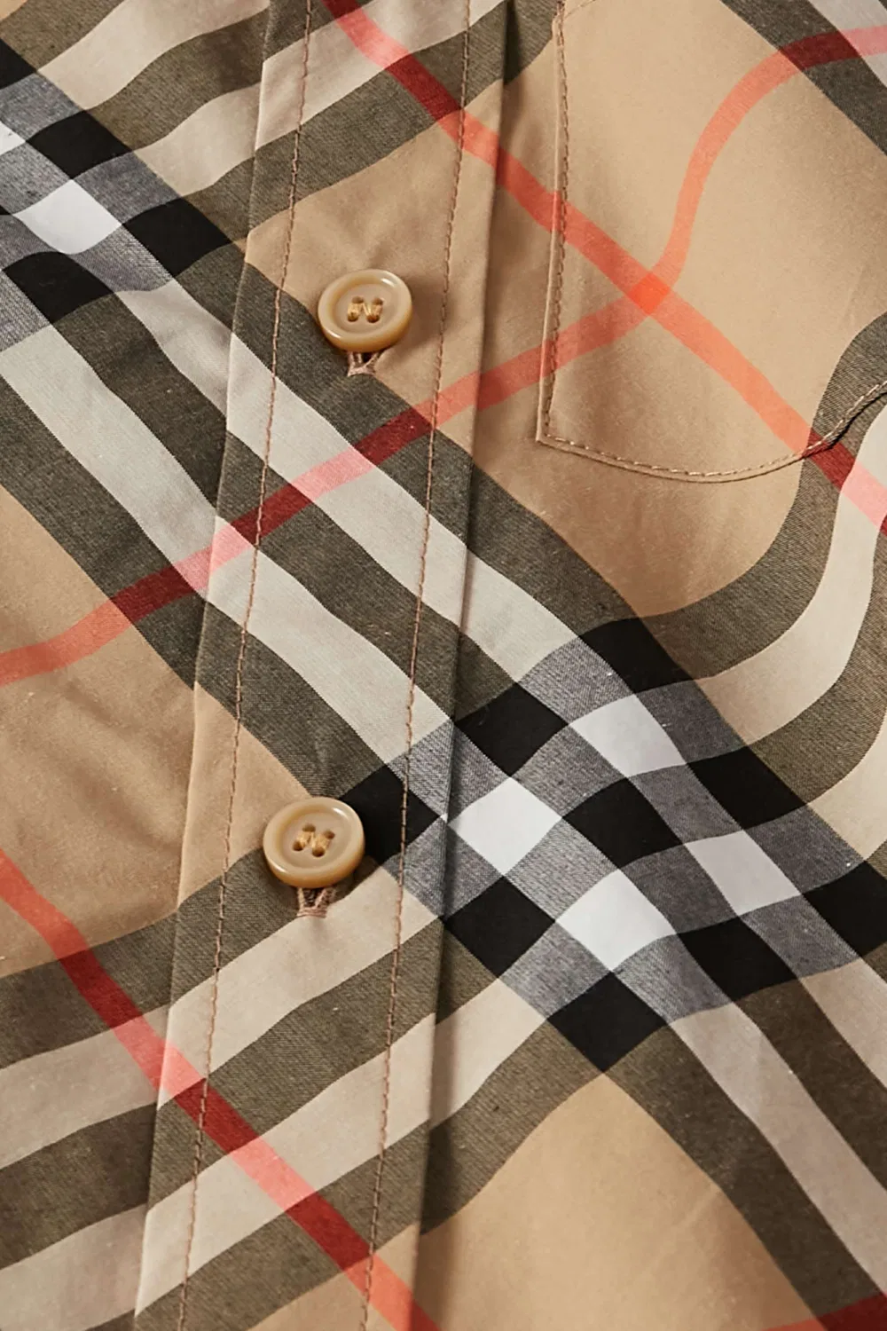 Рубашка с принтом в клетку Owen Burberry — фото 4