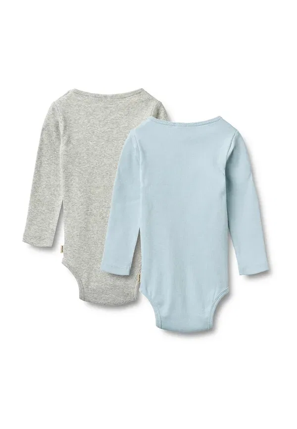 Боди из рибаны Spencer 2 pack Wheat, Summer Sky — фото 2
