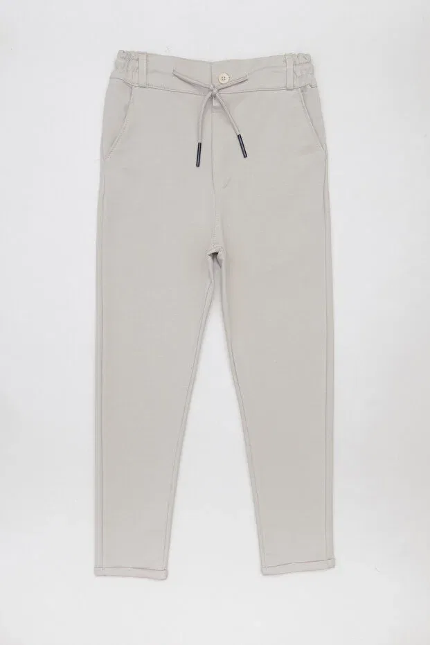 Детские брюки для девочек с завязками на талии Fulla Moda, Beige