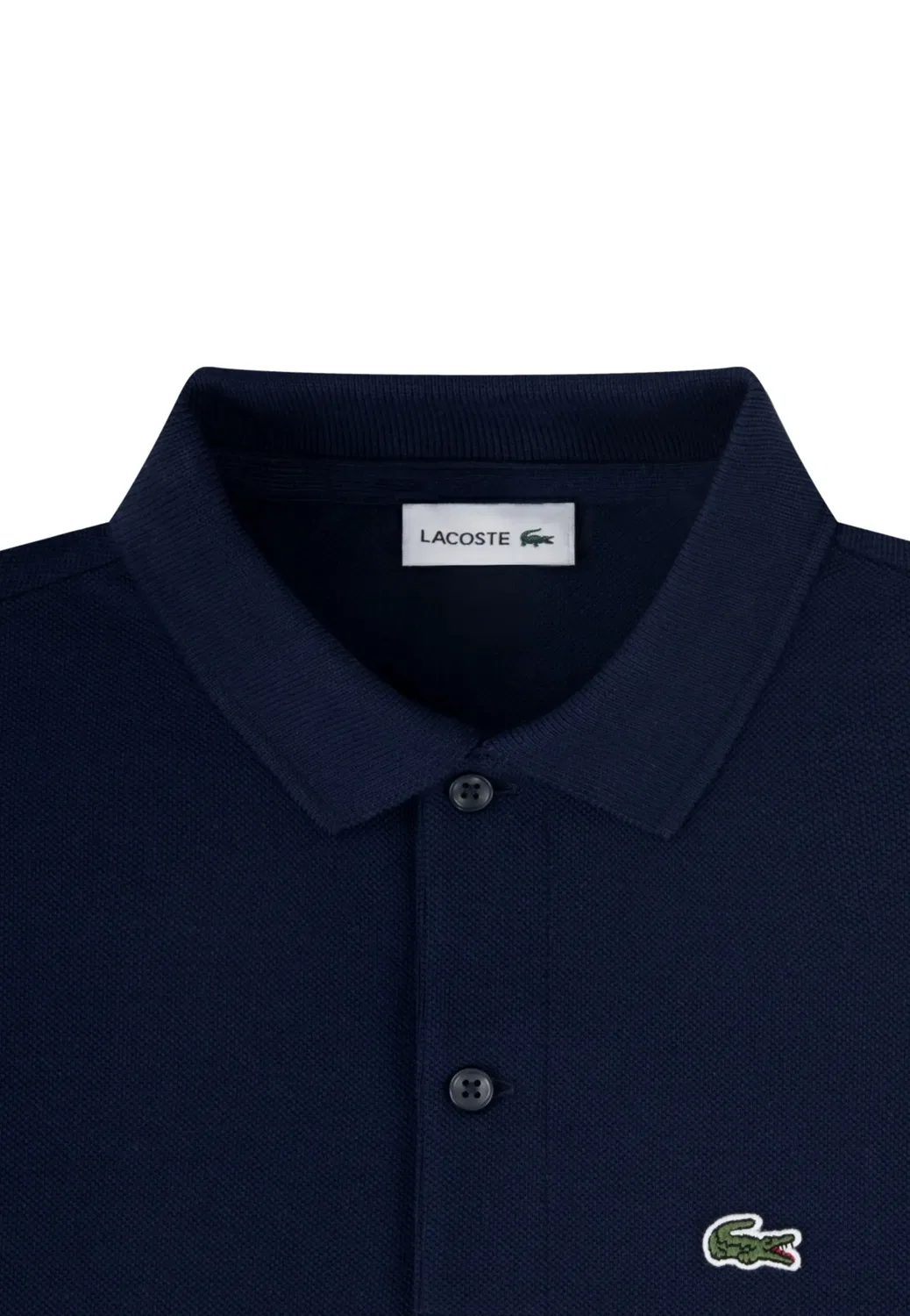 Поло детское темно-синий Lacoste, темно-синий — фото 4