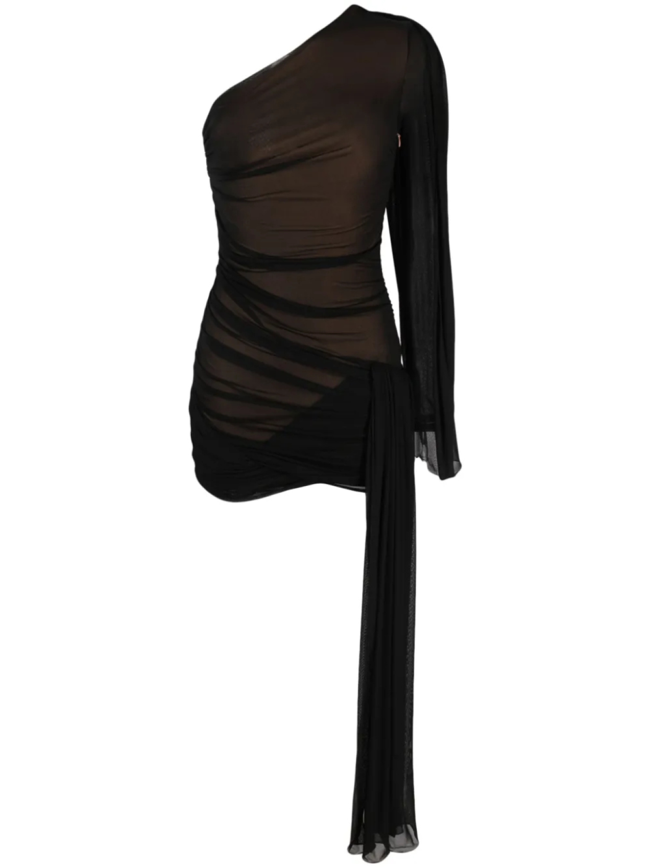 

Dion Lee платье мини Hosiery с драпировкой, черный
