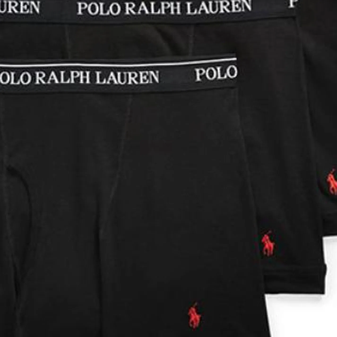 Мужские боксеры с принтом, комплект из 3 штук, Polo Ralph Lauren, Black — фото 4