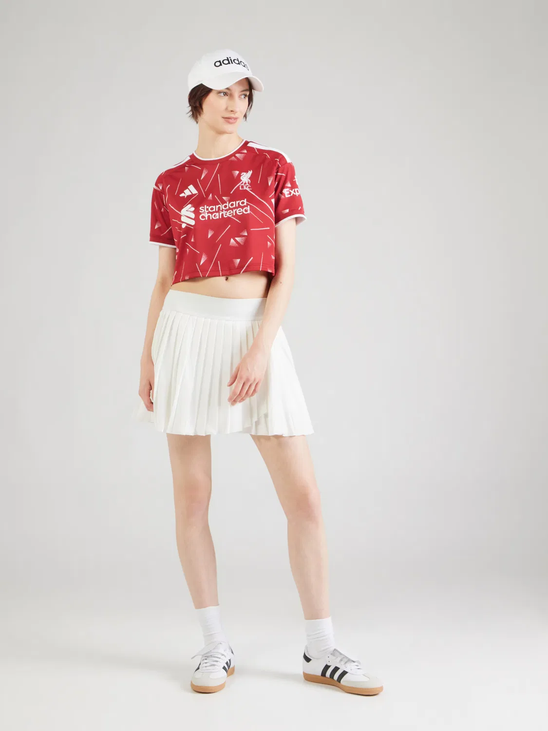 Футболка Adidas Performance FC Liverpool 26/27 красного цвета — фото 4