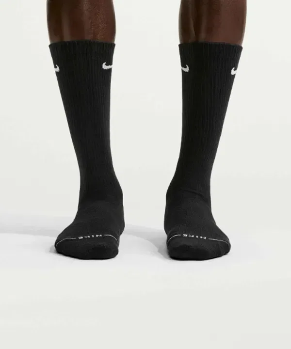 Носки повседневные, повышенные, Nike, черно-белые — фото 2