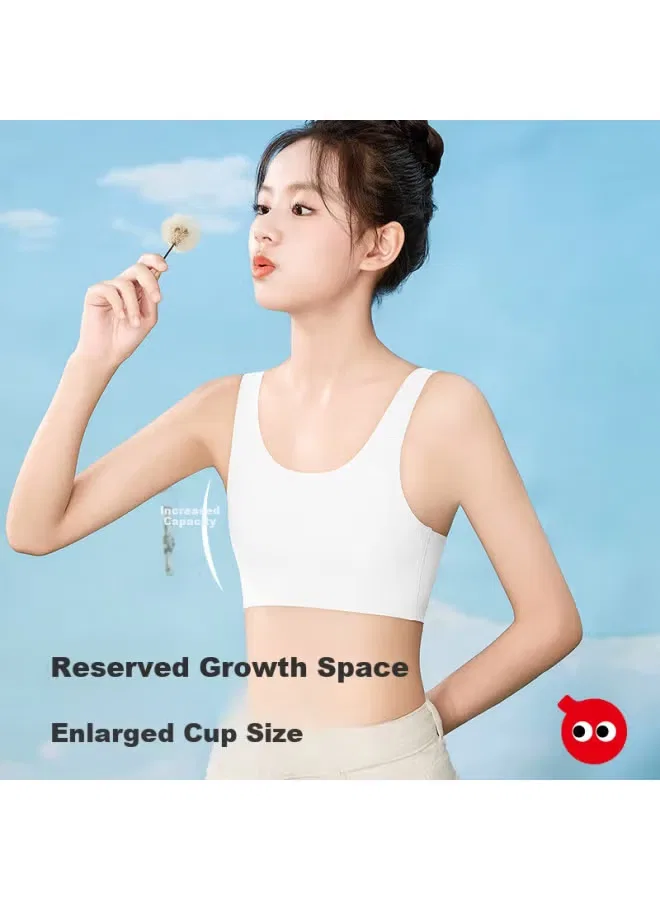Бюстгальтер тонкий бесшовный дышащий для девочек Red Bean