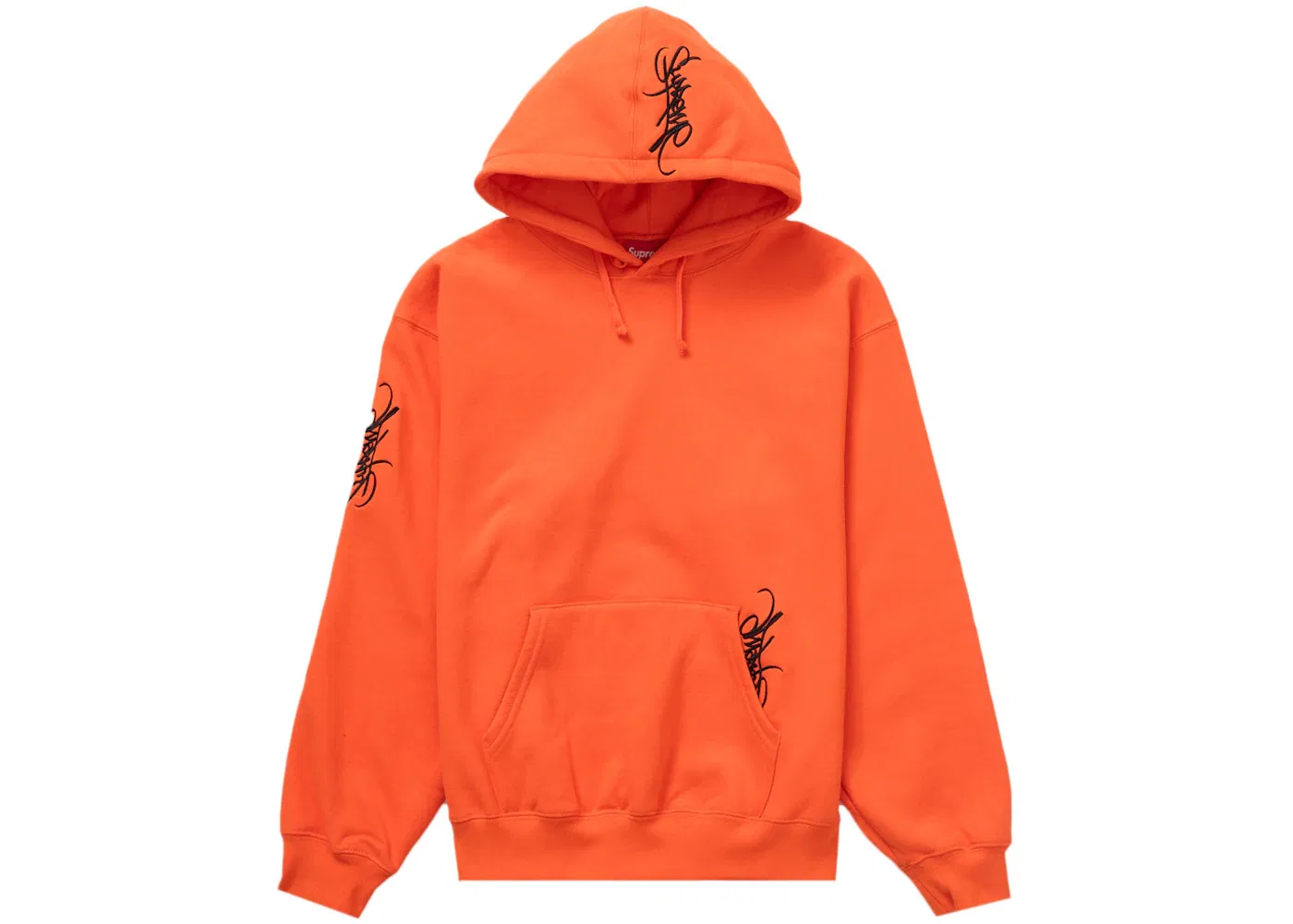 Мужской худи с капюшоном Supreme Sweatshirt (SS24), Bright Orange