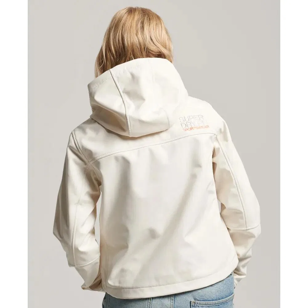 Женская ветрозащитная куртка-софтшелл Superdry Code Trekker, Grau — фото 3