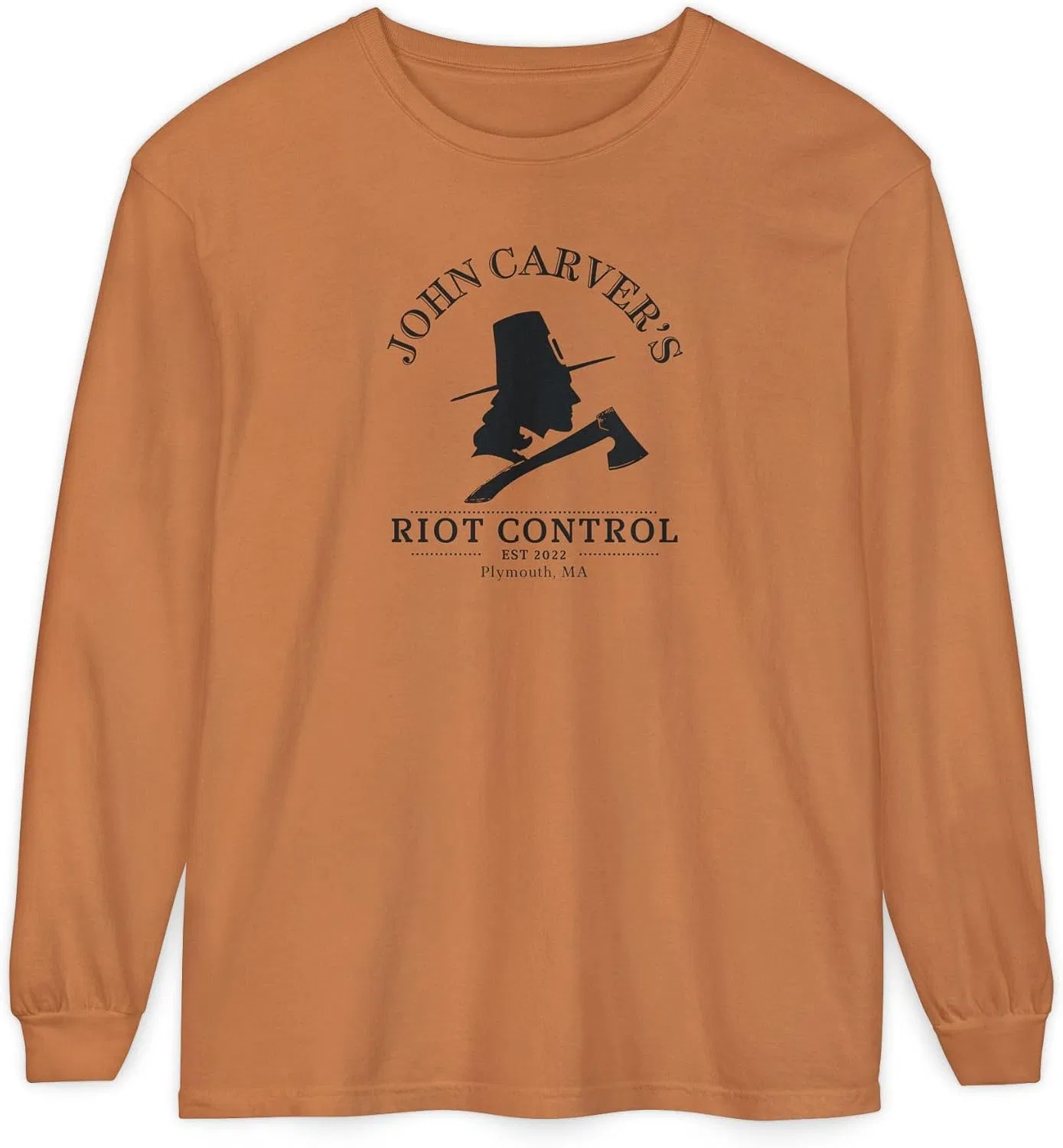 Мужская футболка с длинным рукавом Comfort Colors 6014, Yam