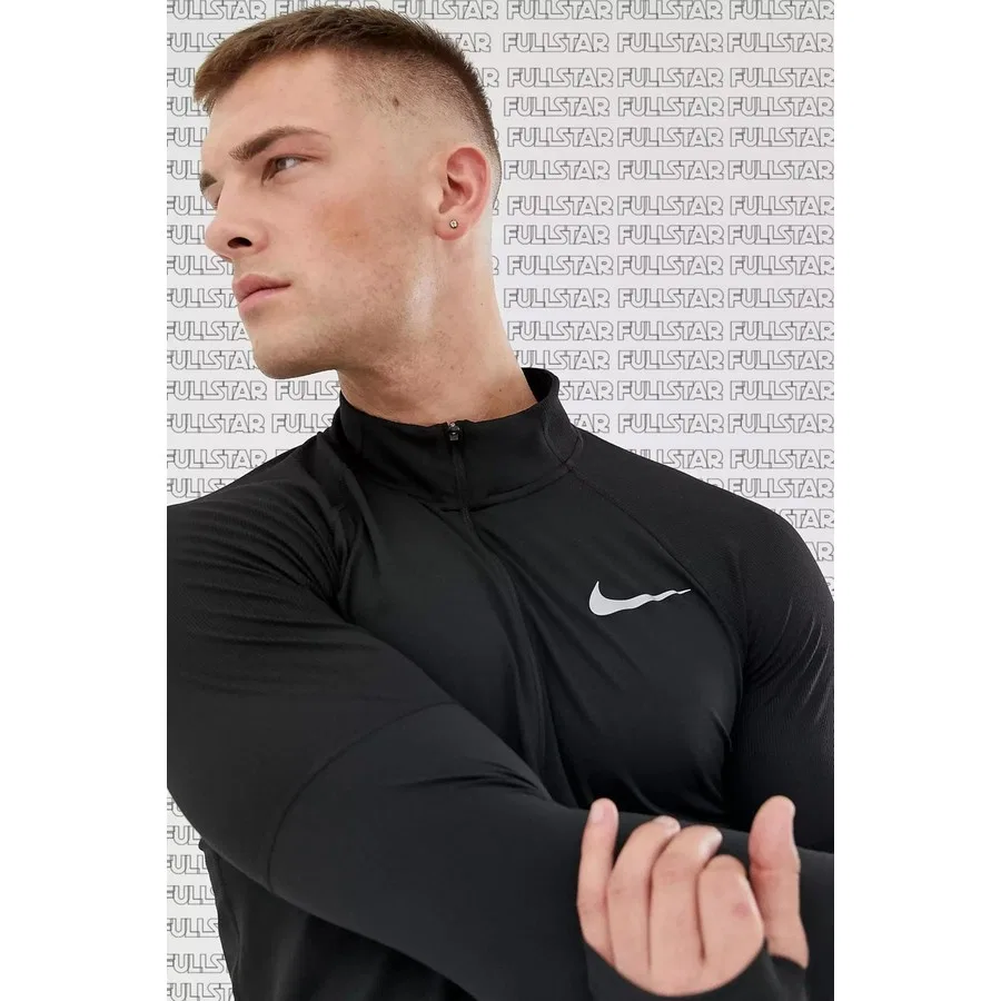 Свитшот Nike Dri Fit Element Top Half Zip, Черный