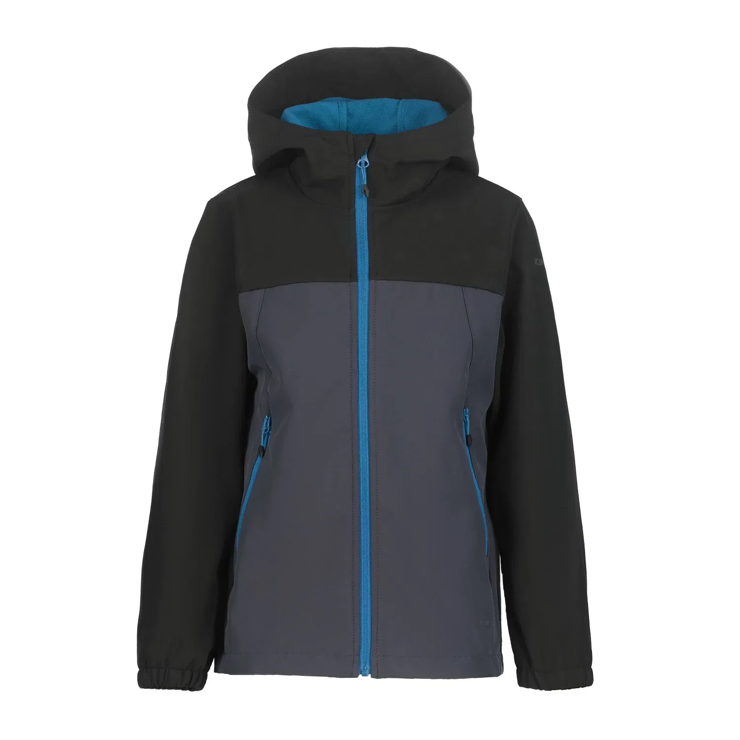 Куртка с капюшоном мягкая с капюшоном Konan Jr Icepeak, черно-серый