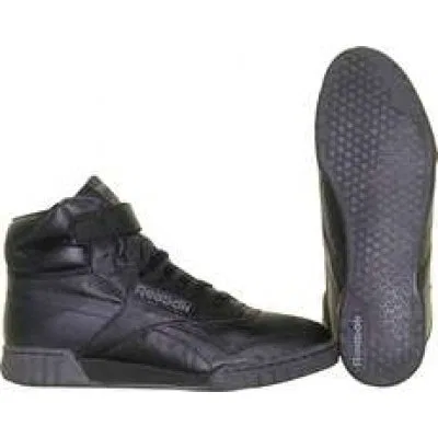 Детские кроссовки для мальчиков с высоким верхом Ex-O-Fit Hi Reebok, Int Black — фото 2