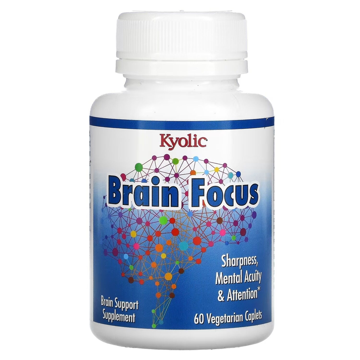 

Kyolic Brain Focus, 60 вегетарианских капсул