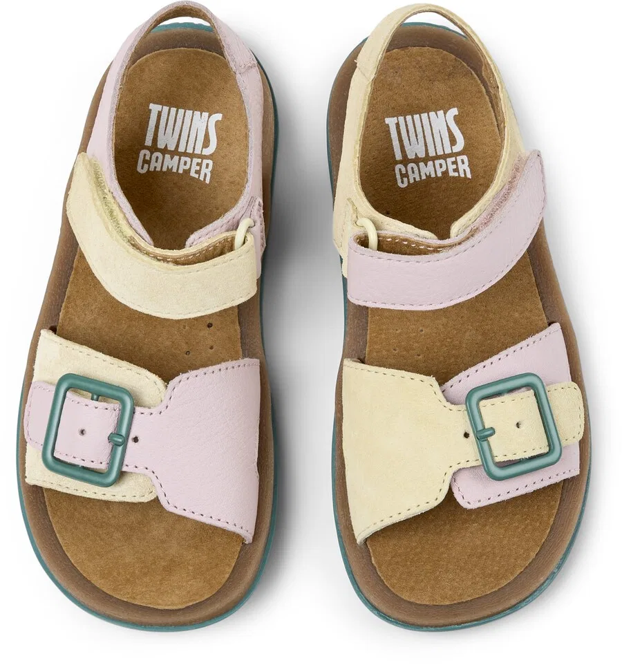 Сандалии CAMPER 'Bicho Kids Twins' желтого цвета — фото 3