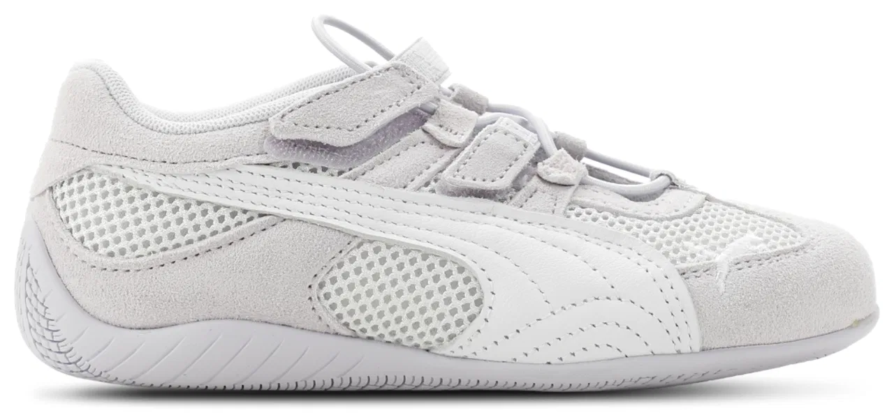 Кроссовки для девочек Speedcat Go PUMA, цвет White/Spring Lavender