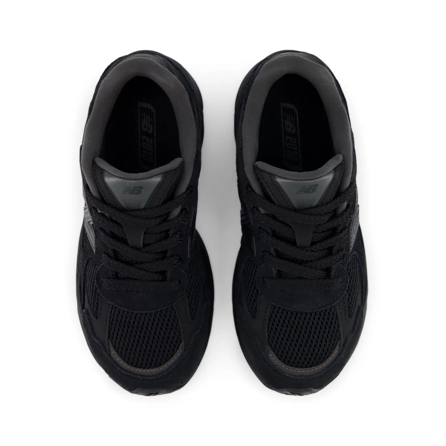 Детские кроссовки с шнуровкой 2010 Lace New Balance, Black — фото 4