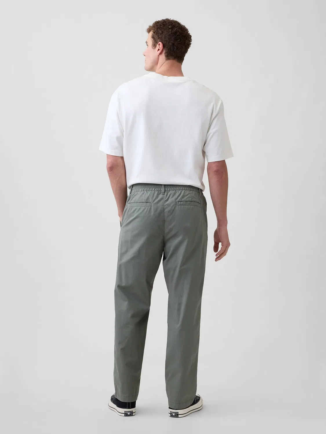 Чинос Gap Easy Relaxed Green — фото 2