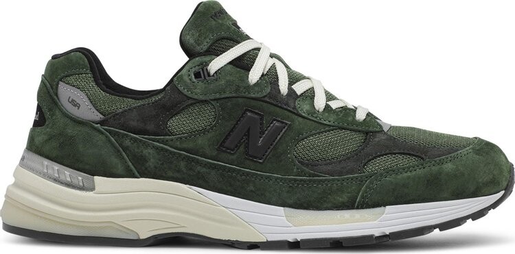 Кроссовки New Balance JJJJound x 992 Made in USA 'Mossy Green', зеленый — фото 2