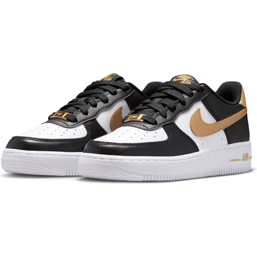 Кроссовки спортивные с Air-Sole Nike Air Force 1 GS, Черно-белый — фото 2