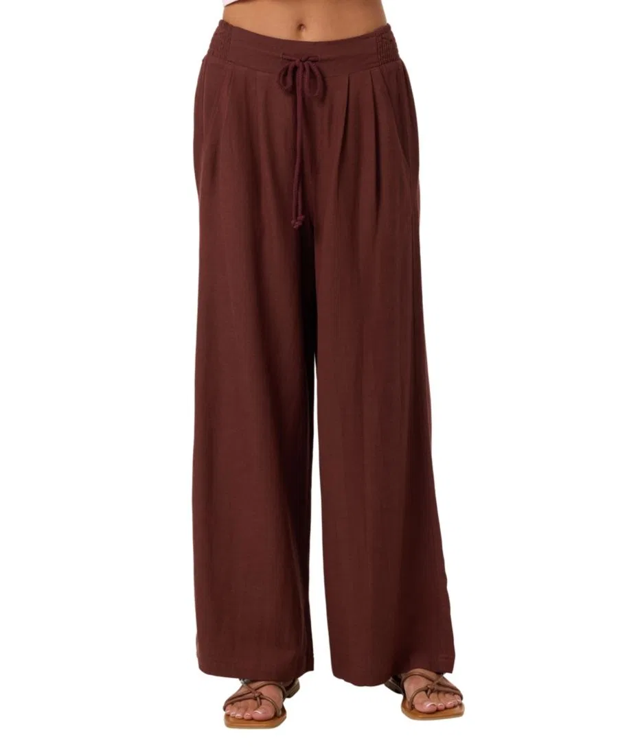 Брюки Kree Linen Pull-On O'Neill, Chocolate