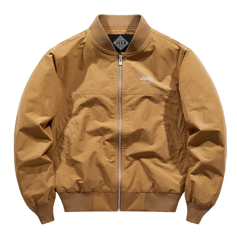 Детская куртка-бейсболка с воротником, модель Workwear, JEEP SPIRIT, Camel