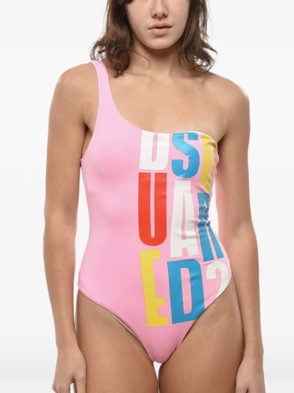 Купальник с логотипом Dsquared2, розовый