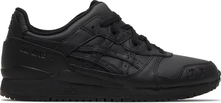 

Кроссовки gel lyte 3 og 'triple black' Asics, черный