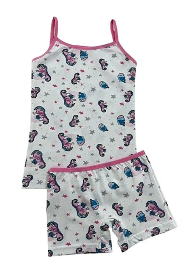 Детский комплект трусов для девочек хлопковый Boxer Shorts Elmas Kids, Ecru