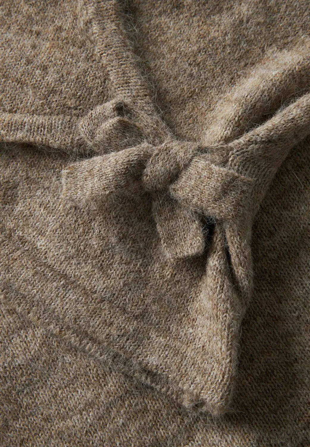 Вязаный балетный пуловер-кардиган Lmtd, Mocha Meringue — фото 3