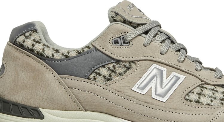 Кроссовки New Balance Harris Tweed x 991 Made In England 'Houndstooth', коричневый — фото 3