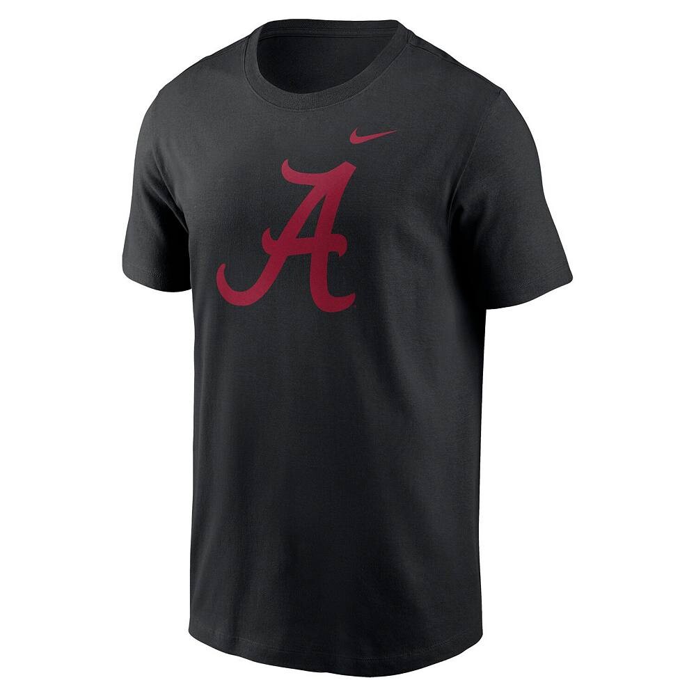 Мужская черная футболка с логотипом Nike Alabama Crimson Tide Primetime Evergreen, цвет Ala Black — фото 3