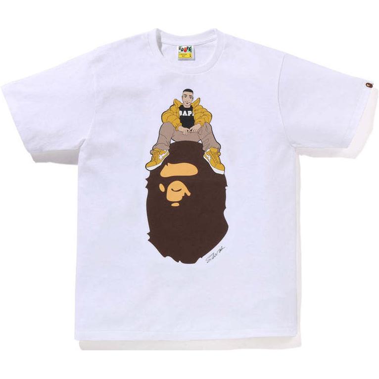

Футболка Bape Gallery X Santa Inoue A BATHING APE, белая