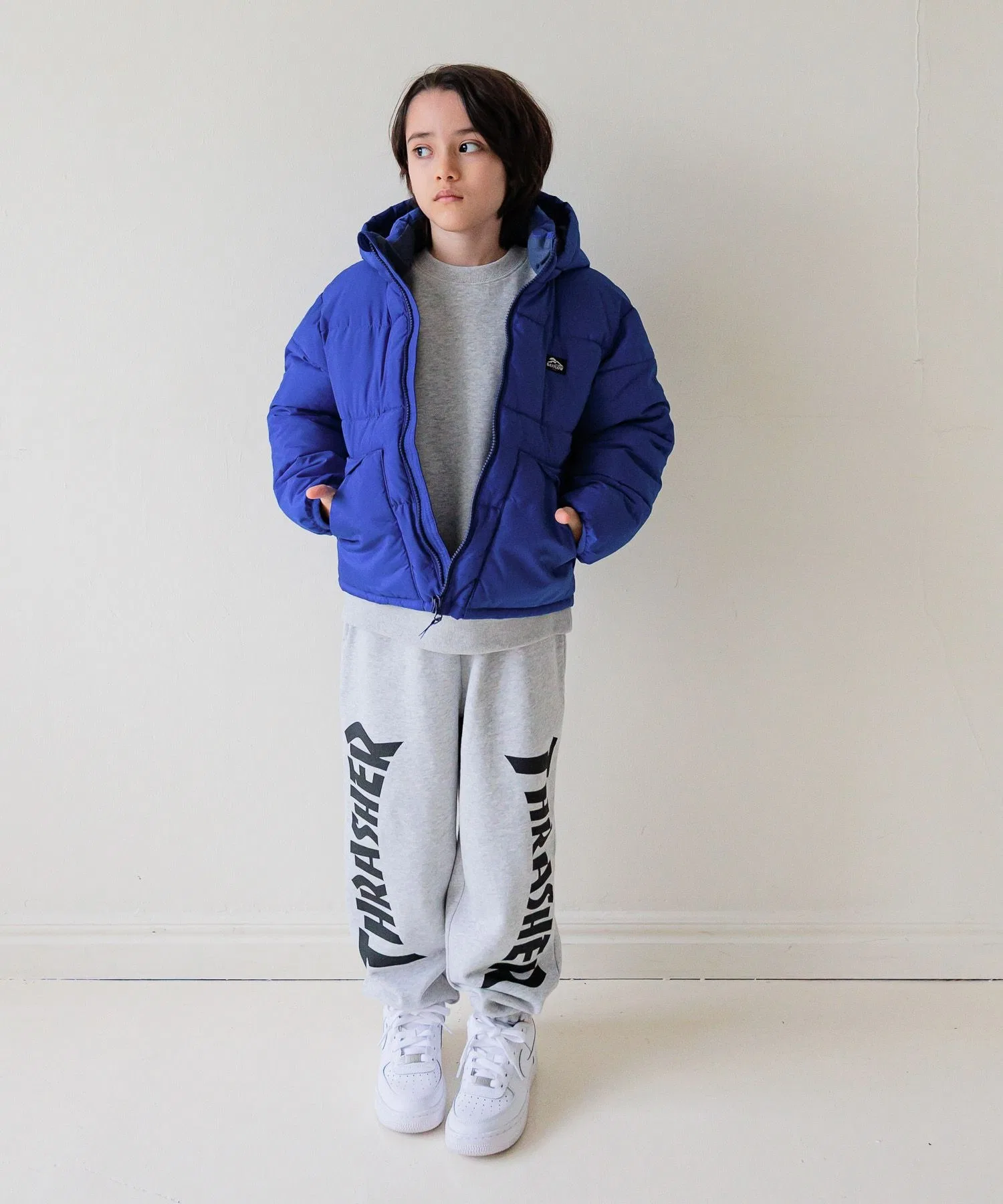 【THRASHER】 Эксклюзивные спортивные штаны с логотипом (детские) — фото 2