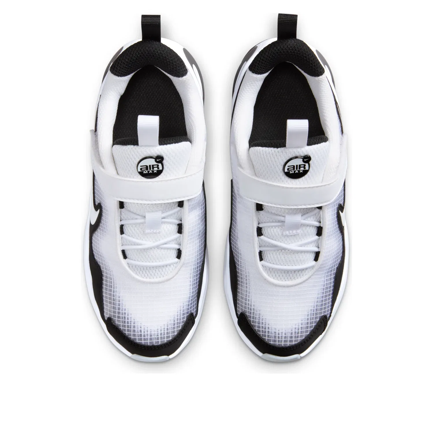 Детские кроссовки с сетчатым верхом Air Max Nova 'White Black' Nike, White/White/Black/Wolf Gray — фото 3