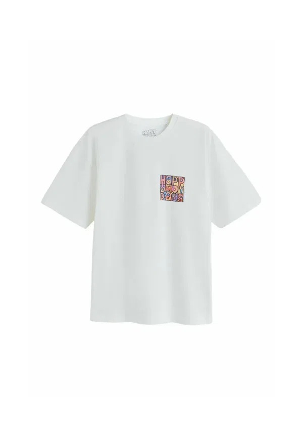 Футболка с принтом Print t-shirt Next белый