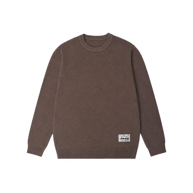 Детский свитер с круглым вырезом Jeep Classic Collection, Coffee