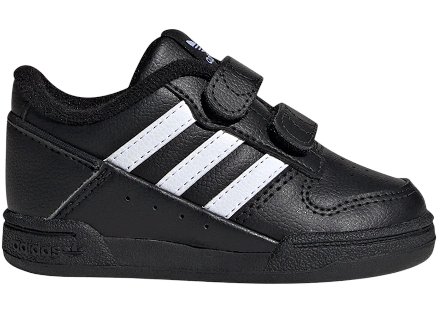Детские кроссовки Lifestyle с застежкой-липучкой Adidas Team Court 2.0 STR Comfort Closure Adidas, Core Black/Cloud White/Cloud White