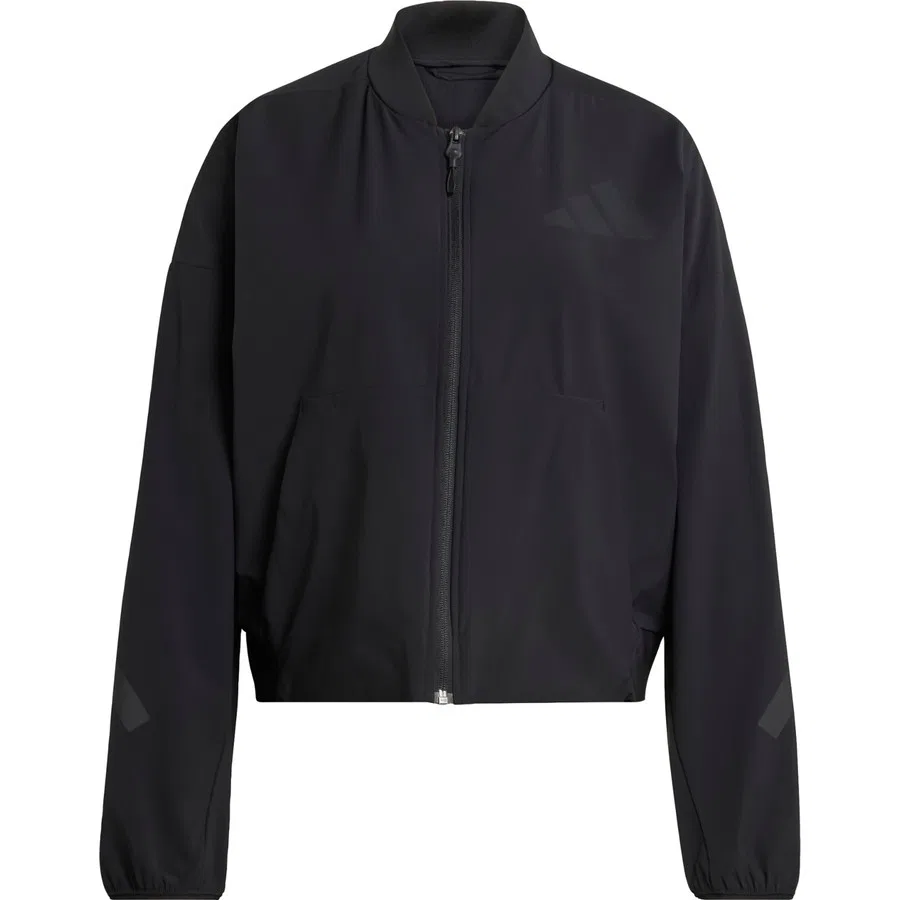 Женская куртка-бомбер с длинным рукавом Z.N.E. Woven Bomber adidas, Белый — фото 3