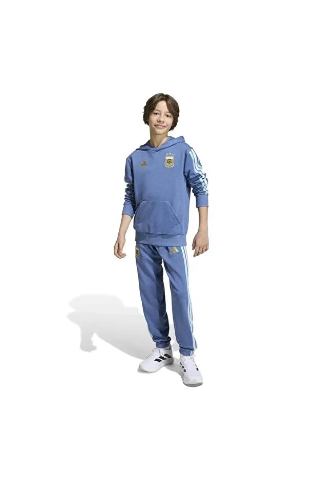 Детское худи для девочек джинсовое afa kids hd jz6304 Adidas, Blue — фото 4