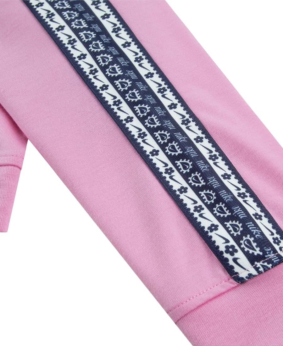 Комплект для девочек из куртки и брюк Retro Remix Nike, Pink Rise — фото 4